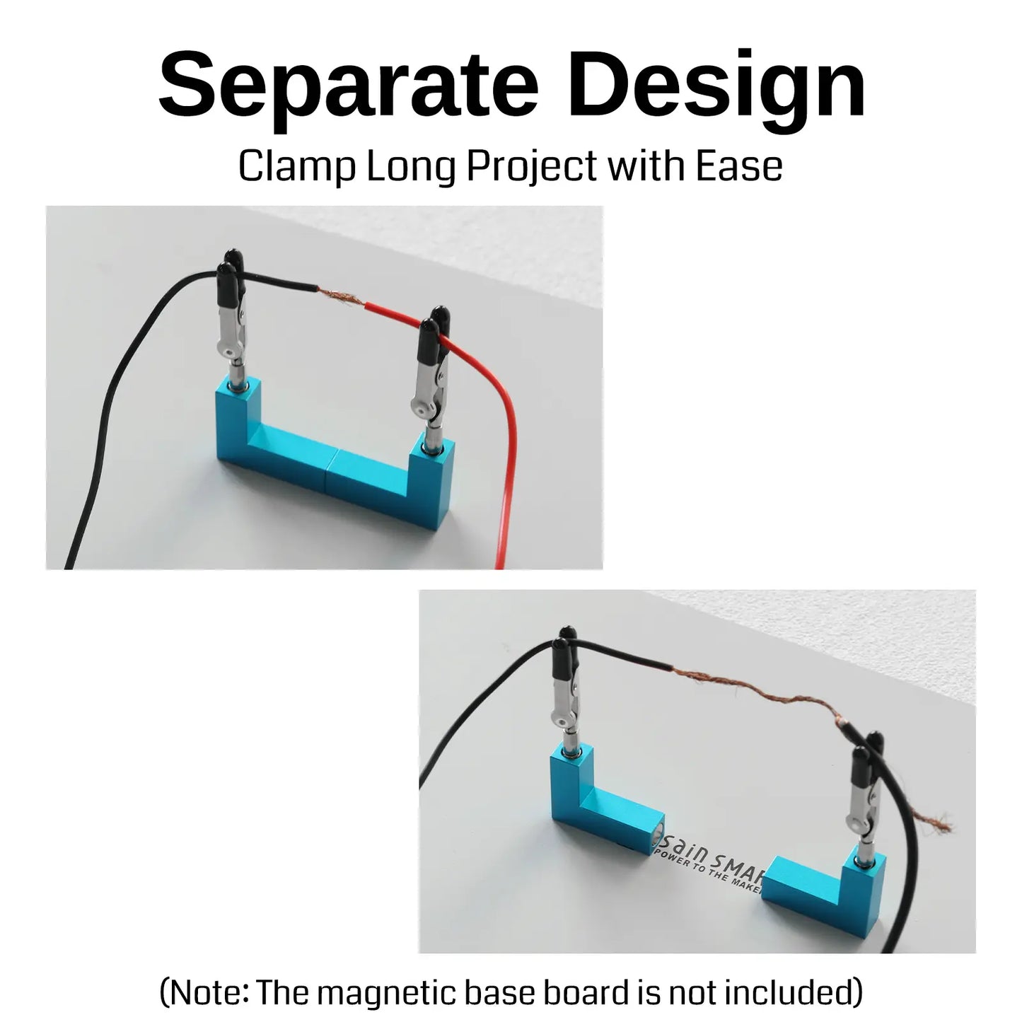 Magnetische Löthilfen von SainSmart, starkes magnetisches und flexibles separates Design, Schweißwerkzeugsatz für elektrische Drahtkomponenten