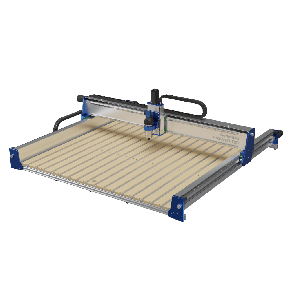 PROVerXL 4x4 CNC-Maschine, unterstützt Dual-Z-Achse, geschlossene Schleifen-Schrittmotor, Kugelumlaufspindelantriebssystem, große Fräsfläche für Holz- und Metallbearbeitung.