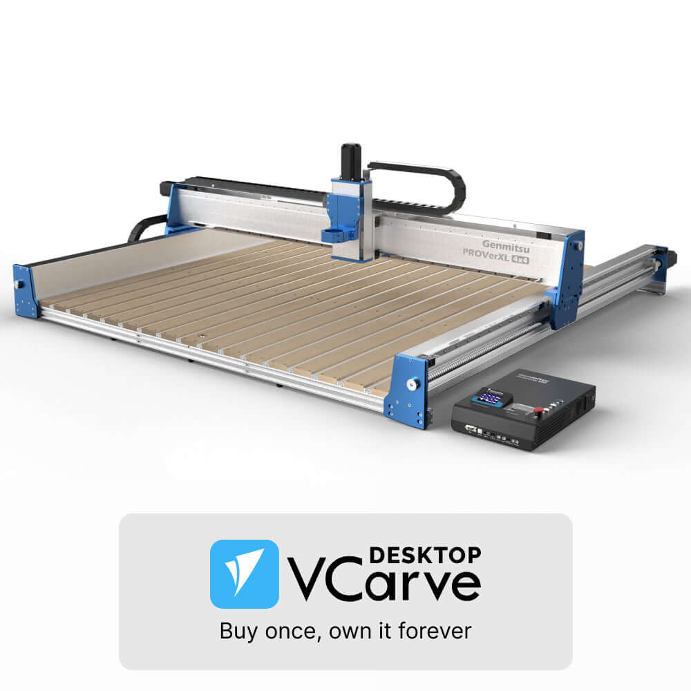 PROVerXL 4x4 CNC-Maschine, unterstützt Dual-Z-Achse, geschlossene Schleifen-Schrittmotor, Kugelumlaufspindelantriebssystem, große Fräsfläche für Holz- und Metallbearbeitung.