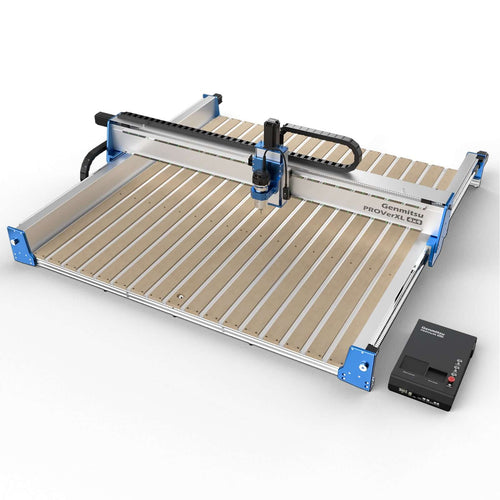 PROVerXL 4x4 CNC Fräse Maschine, unterstützt Dual-Z-Achse, geschlossene Schleifen-Schrittmotor, Kugelumlaufspindelantriebssystem, große Fräsfläche für Holz- und Metallbearbeitung.