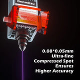 Genmitsu 10W Compressed Spot Fixfokus-Lasermodul mit Luftzufuhrdüse