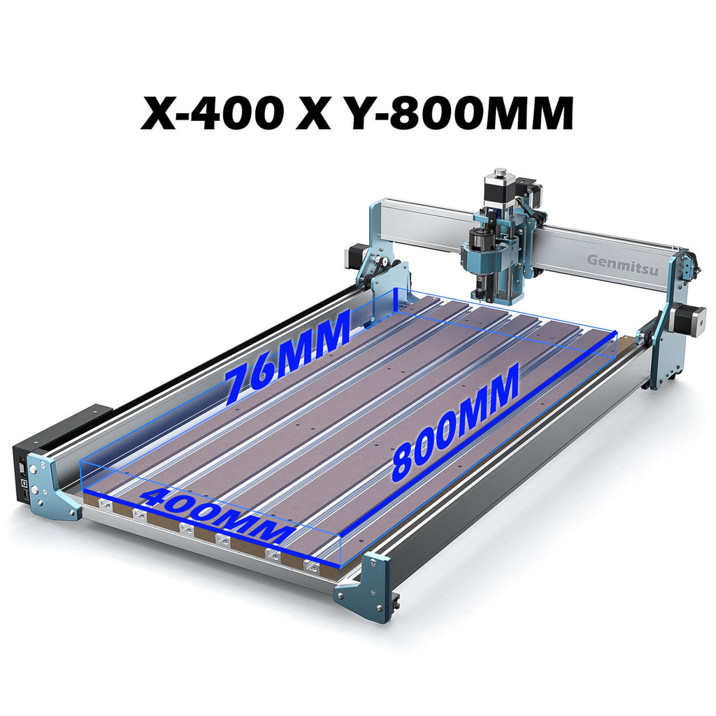 Y-Achsen-Erweiterungssatz für CNC 4040 RENO, Y-Achsen-Verlängerung auf 800 mm, 4040-Upgrade auf 4080/6080