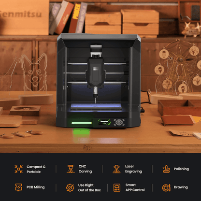 Cubiko CNC Router - Eine erschwingliche Desktop-CNC für alle