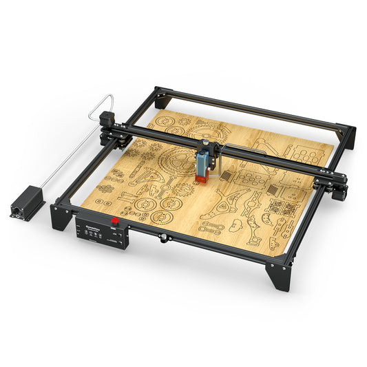 [Discontinued] Jinsoku LC-60A 5.5W Laser-Graviermaschine mit Air Assist System, Fixfokus-Lasermodul