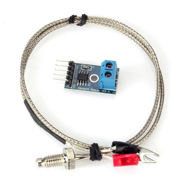 [discontinued] MAX6675 Module + K Type Thermocouple Thermocouple Sensor Temperature 0~1024 for Arduino