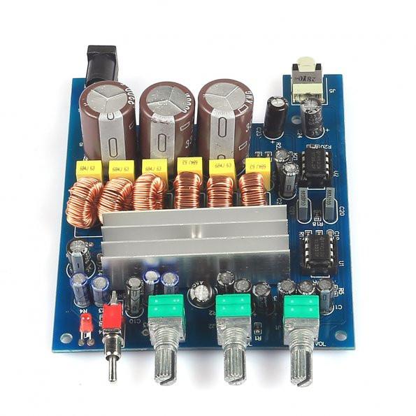 [discontinued] 12V 50Wx2+100W 2.1 Hi-Fi Digital Subwoofer Amplifier Board, TPA3116D2