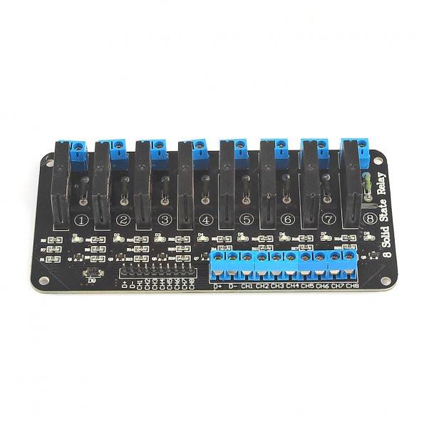 [discontinued] 8-Channel 5V 2A Solid State Relay, High Level Trigger