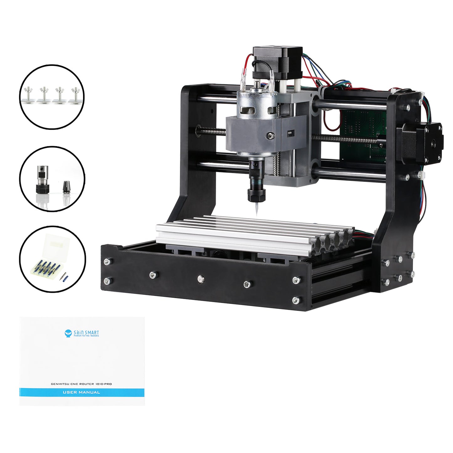 [Discontinued] SainSmart Genmitsu 1810-PRO CNC Fräse Bausatz