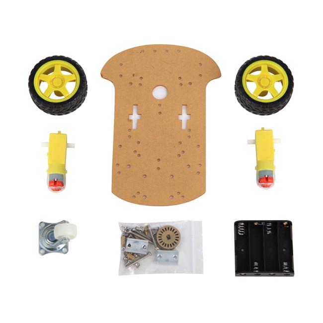 [discontinued] 2WD Smart Car Chassis Kit Tracing Car With Speed Encoder 1:48