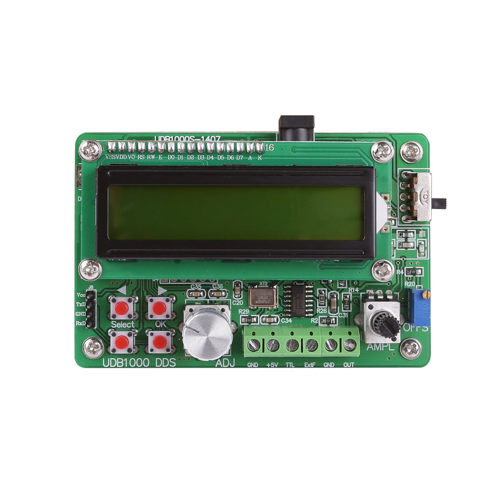 [discontinued] UDB1002S Function Signal Generator Source Frequency Counter DDS Module Wave 2MHz