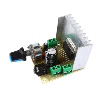 [discontinued] AC/DC 12V 2x15W Digital Audio Amplifier DIY Kit Dual-Channel Module, TDA7297