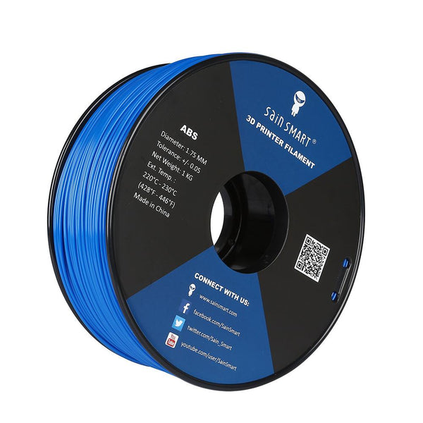 [discontinued] Blue, ABS Filament 1.75mm 1kg/2.2lb