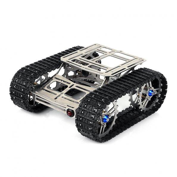 [discontinued] Full-Metal Robot Car Chassis V2.0