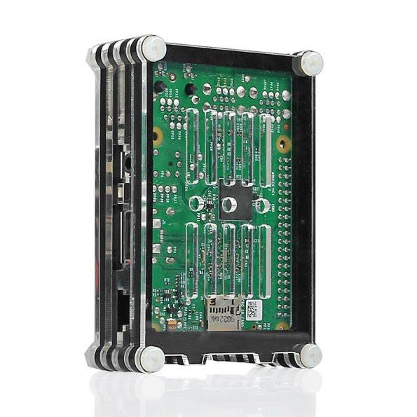 SainSmart Slices Gehäuse + Lüfter für Raspberry Pi 2 B Raspberry Pi 3