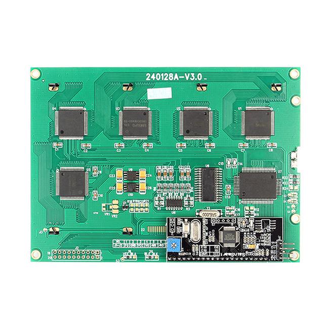 [discontinued] 240X128 TTL Serial Matrix Graphic LCD Display Blue, [Final Sale]