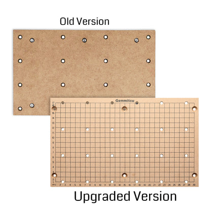 Genmitsu CNC MDF GRID Arbeitsplatte für 3018 CNC-Fräs-/Graviermaschine | 300 x 180 x 12mm | M6 Löcher (6mm)