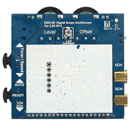 [discontinued] New AVR DSO Pocket-Sized Digital Oscilloscope DSO150,2-Channel,250Ksps,ATmega88