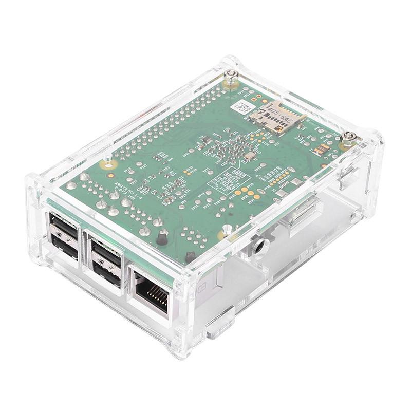 [discontinued] Pi2/Pi3 Arcylic Case with Cooling Fan