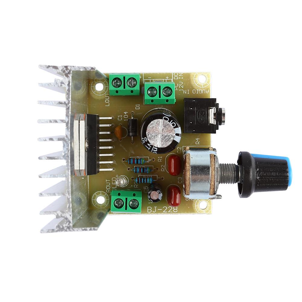 [discontinued] AC/DC 12V 2x15W Digital Audio Amplifier DIY Kit Dual-Channel Module, TDA7297