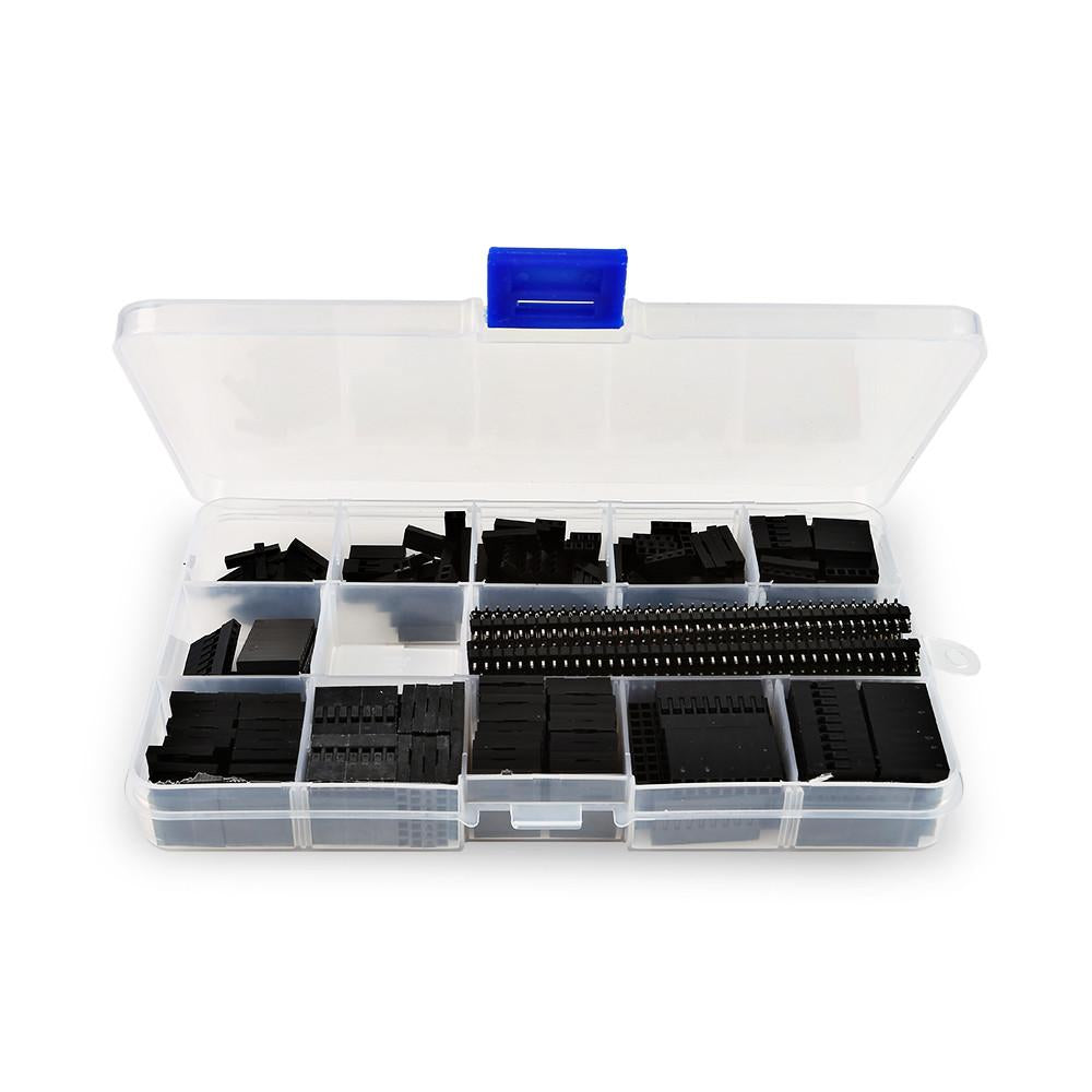 [discontinued] SainSmart 635 Pcs 40 Pin 2.54mm Pitch Single Row Pin Headers,Dupont Connector Housing Female,Dupont Male/Female Pin Connector Kit