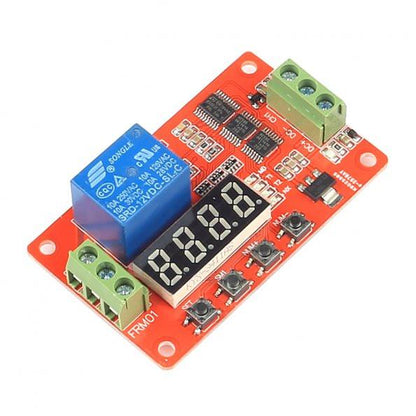 [discontinued] SainSmart Relay Cycle Timer Module - Programmable with Customized Settings (12V)