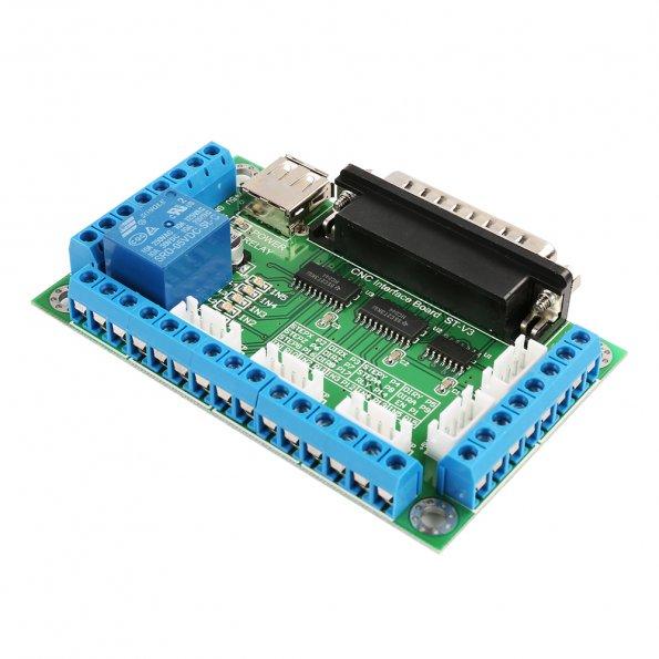 [discontinued] 5-Axis CNC Breakout Board for Stepper Motor Driver