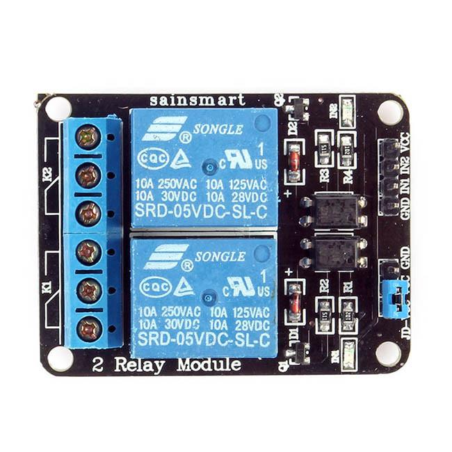 SainSmart 5V 2-Kanal Relais Modul