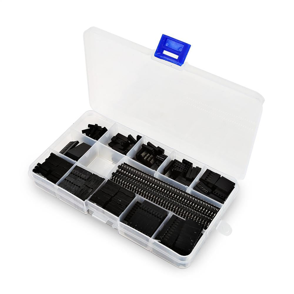 [discontinued] SainSmart 635 Pcs 40 Pin 2.54mm Pitch Single Row Pin Headers,Dupont Connector Housing Female,Dupont Male/Female Pin Connector Kit