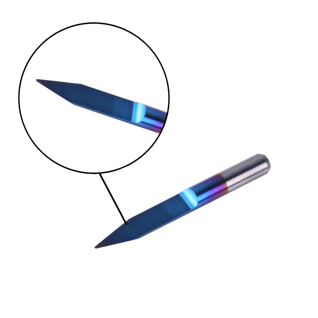 SainSmart Genmitsu Nano Blau beschichtet Fräser | 30 Grad | 0.1mm