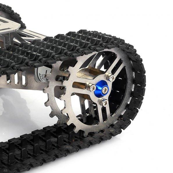 [discontinued] Full-Metal Robot Car Chassis V2.0