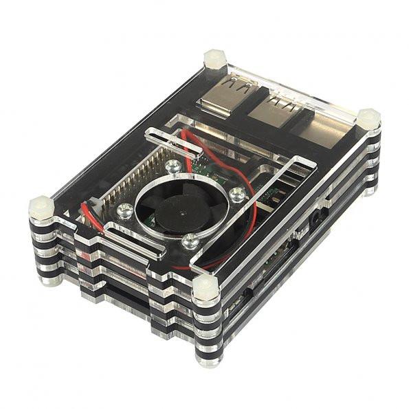 SainSmart Slices Gehäuse + Lüfter für Raspberry Pi 2 B Raspberry Pi 3