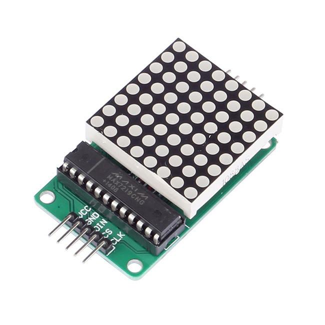 [discontinued] MAX7219 Red LED Dot Matrix Display Module