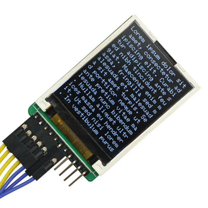 [discontinued] 1.8" TFT SPI LCD Screen with MicroSD Socket