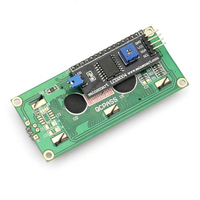 [discontinued] 16x2 IIC/I2C/TWI Serial LCD Display, White on Blue