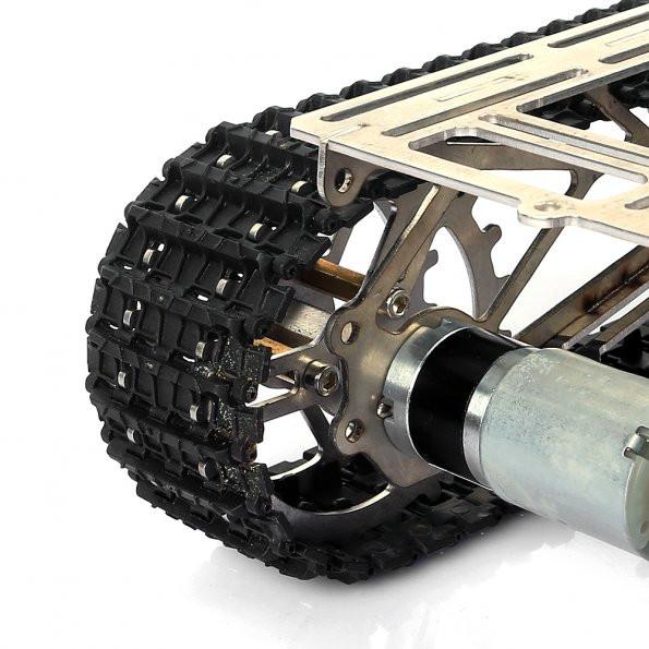 [discontinued] Full-Metal Robot Car Chassis V2.0