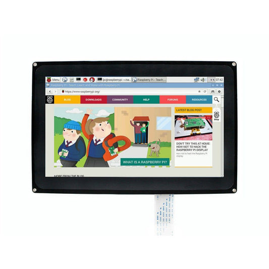 [discontinued] 10.1" Kapazitiv Touchscreen 1024x600 LCD Raspberry Pi Bildschirm