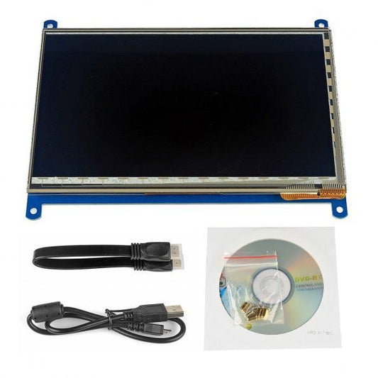 [discontinued] Waveshare 7" Capacitive Touch Screen 800×480 TFT HDMI LCD for Raspberry Pi