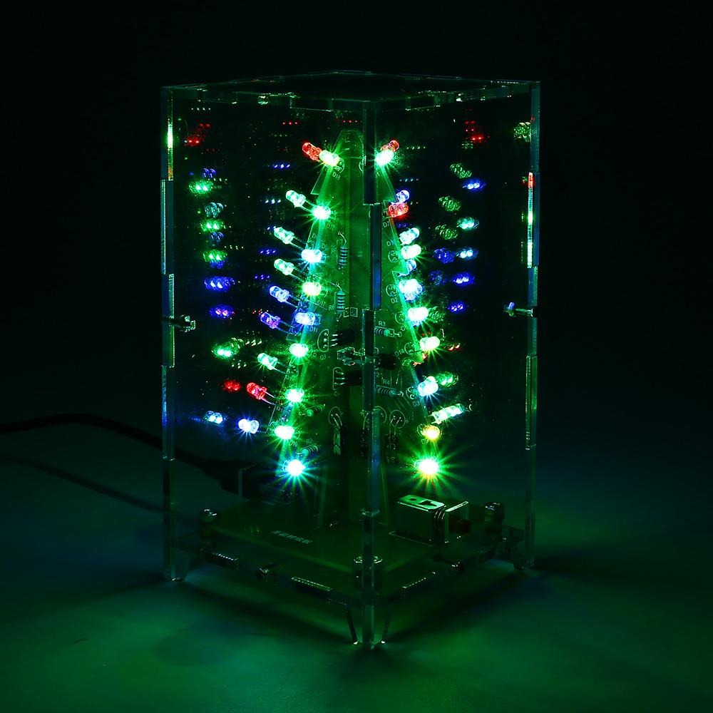 [discontinued] DIY LED Bundle, 3D RGB Light Square Cube + Christmas Tree