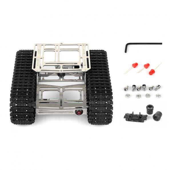 [discontinued] Full-Metal Robot Car Chassis V2.0