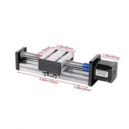[discontinued] CNC Linearführungsschiene mit Nema17 Schrittmotor für Sainsmart CNC Fräse
