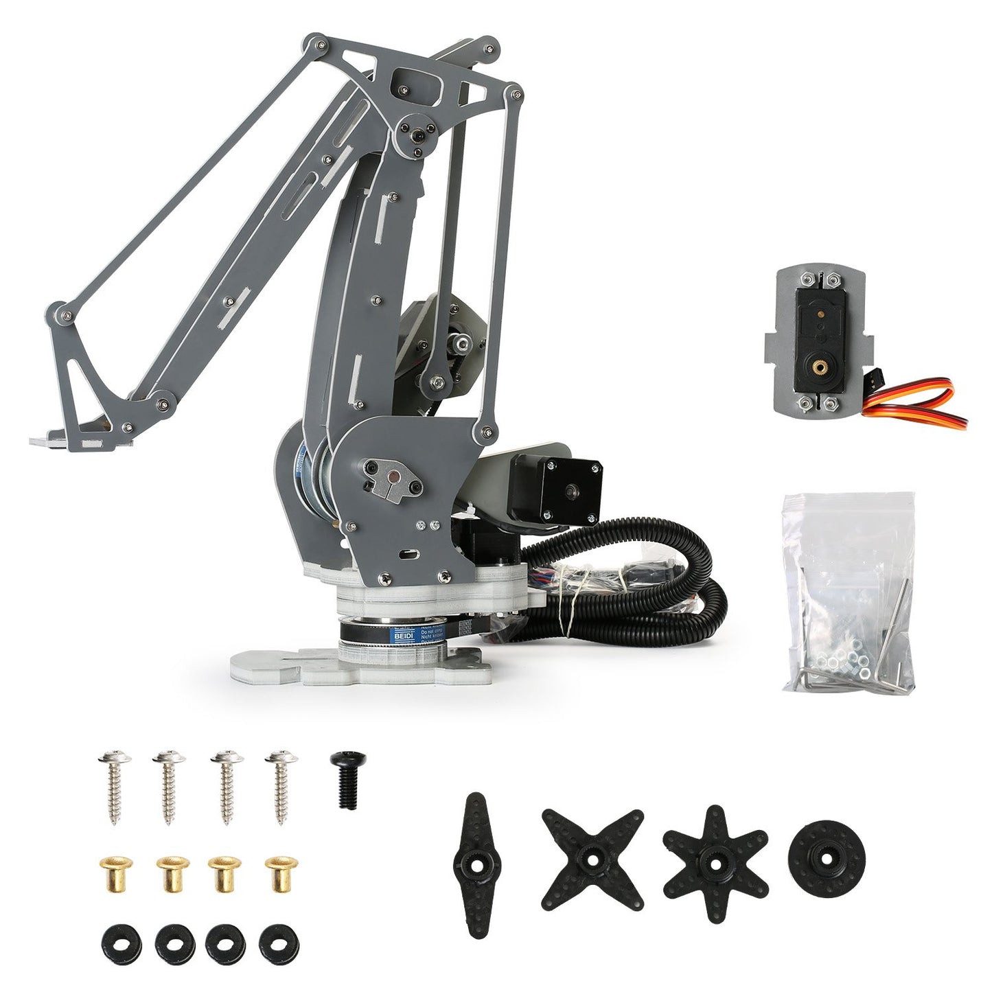 [discontinued] 4-Axis Robotic Arm with NEMA 17 Stepper Motor