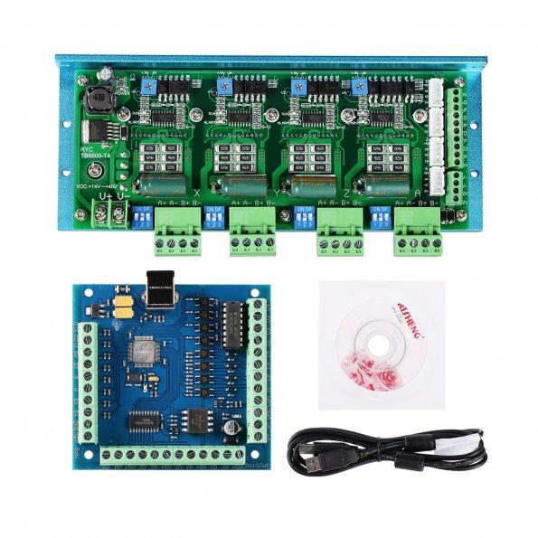 [discontinued] CNC TB6600 4-Axis Stepper Motor Driver Board Kit