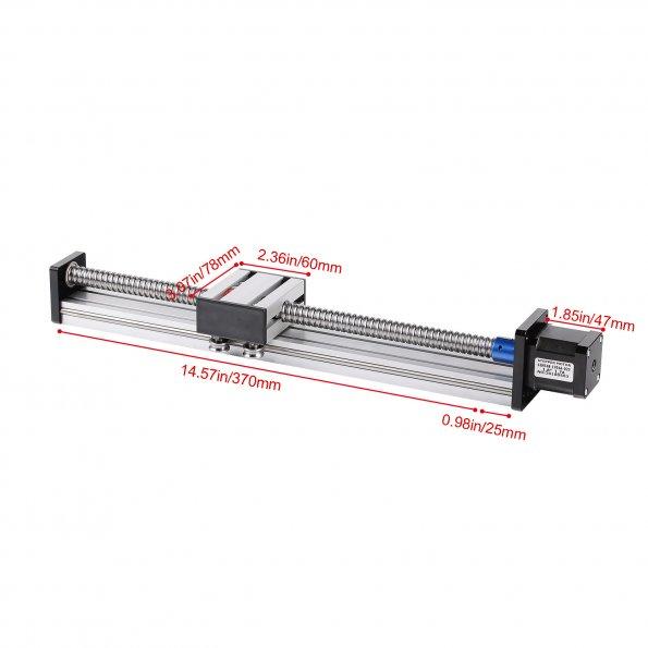 [discontinued] CNC Linearführungsschiene mit Nema17 Schrittmotor für Sainsmart CNC Fräse