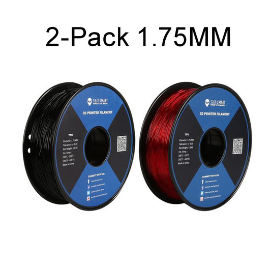 [discontinued] All Colors, Value Pack, TPU Flexible Filament 1.75mm 2kg/4.4lb