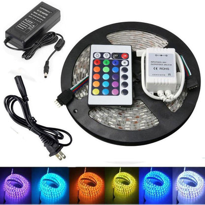 [discontinued] 16.4ft / 5M Waterproof LED Strip Light Kit