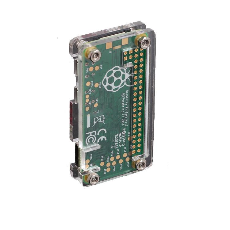 [discontinued] Pi Zero Acrylic Case with Heatsink