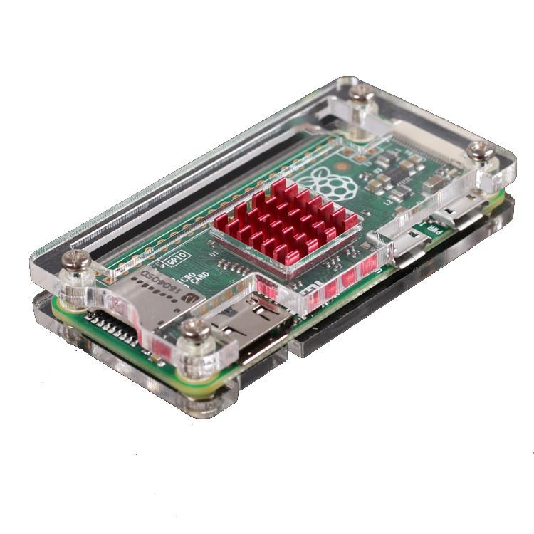 [discontinued] Pi Zero Acrylic Case with Heatsink