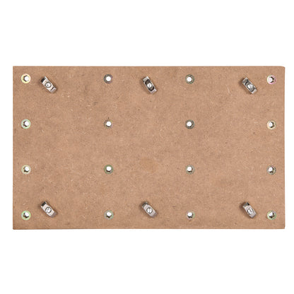 Genmitsu MDF-Arbeitsoberfläche für 3018 CNC-Fräser | 30 x 18 x 1,2cm | M6-Löcher (6mm)