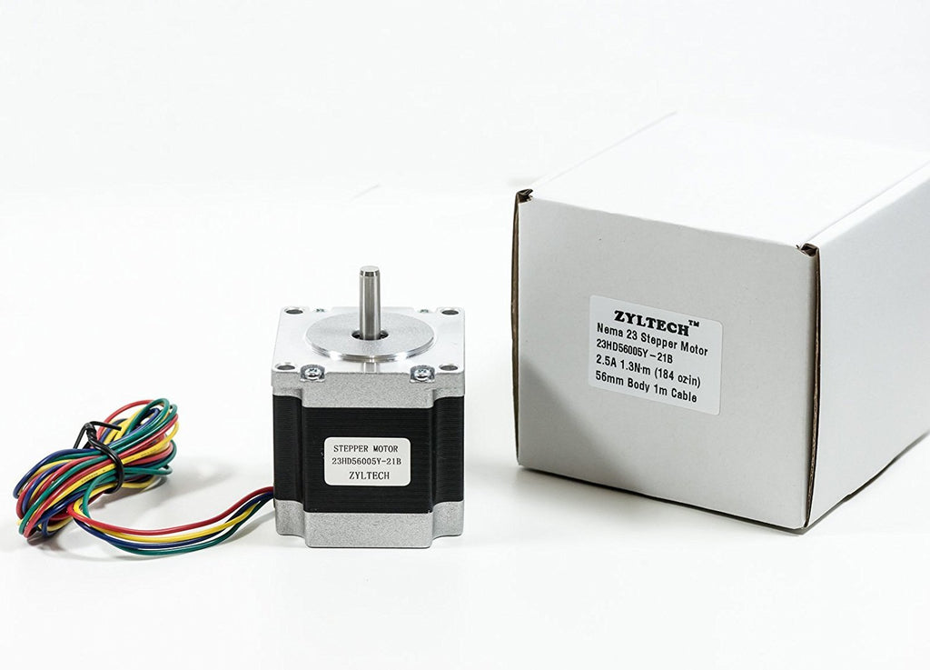 [discontinued] NEMA-23 2-Phase 4-Wire 1.2A 56mm 1.8° Stepper Motor for 3D Printing & CNC