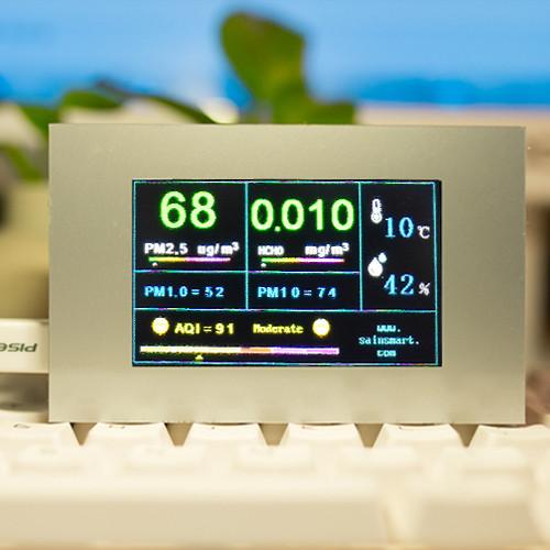 [discontinued] Pure Morning Air Quality Monitor, Temp Humidity Formaldehyde CO2